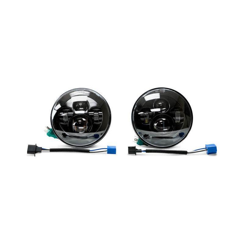 DV8 Offroad 07-18 Jeep Wrangler JK LED Projector Headlights-tuningsupply.com