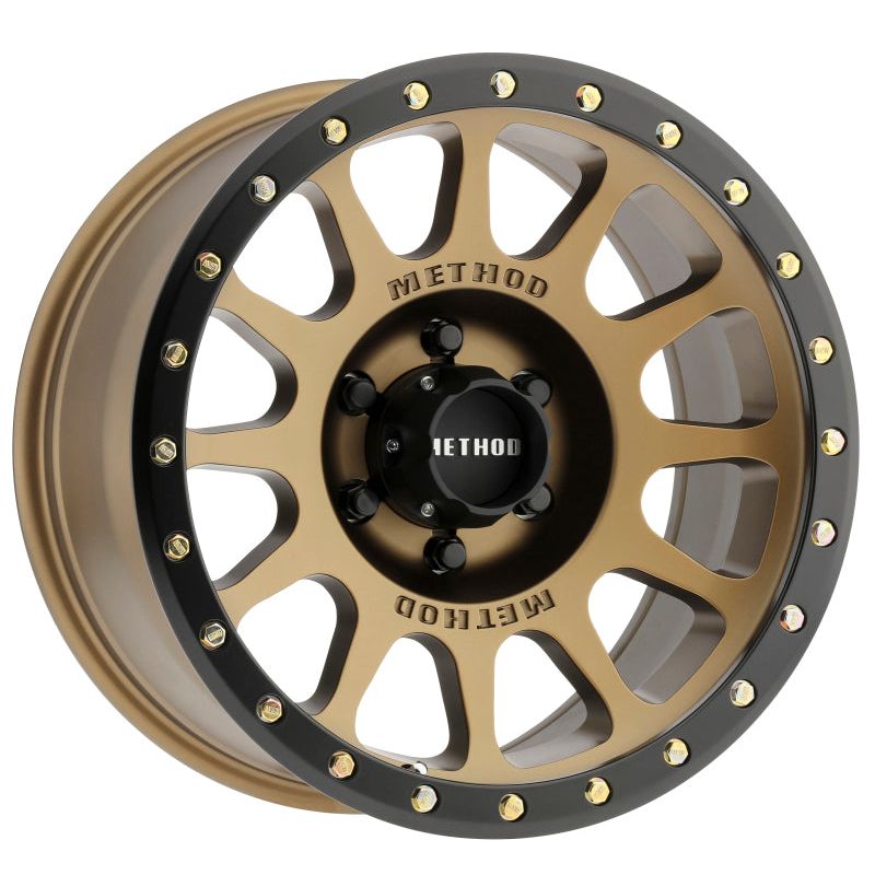 Method MR305 NV 18x9 -12mm Offset 6x5.5 108mm CB Method Bronze/Black Street Loc Wheel-tuningsupply.com