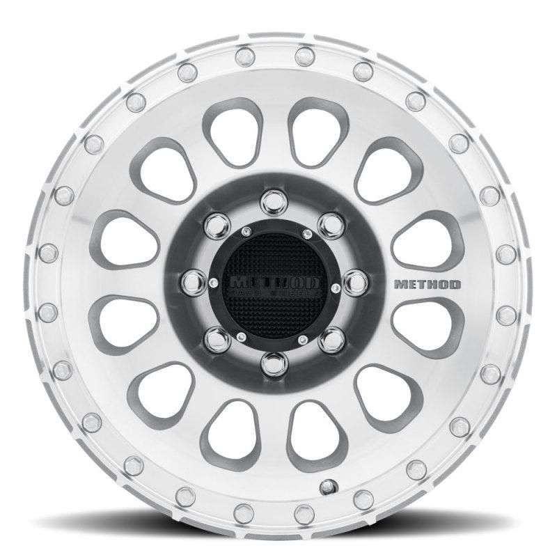 Method MR315 17x8.5 0mm Offset 8x6.5 130.81mm CB Machined/Clear Coat Wheel-tuningsupply.com