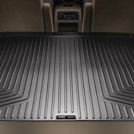 Husky Liners 11-12 Toyota Sienna WeatherBeater Black Rear Cargo Liner (w/Man. Storing 3rd Row Seats)-tuningsupply.com