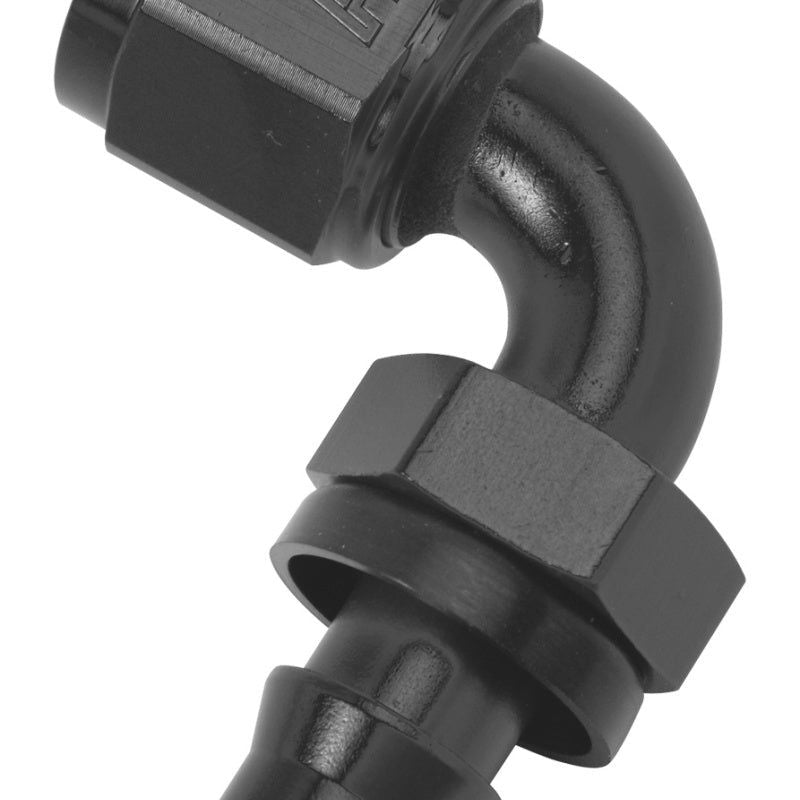 Russell Performance -6 AN Twist-Lok 90 Degree Hose End (Black) - SMINKpower Performance Parts RUS624163 Russell