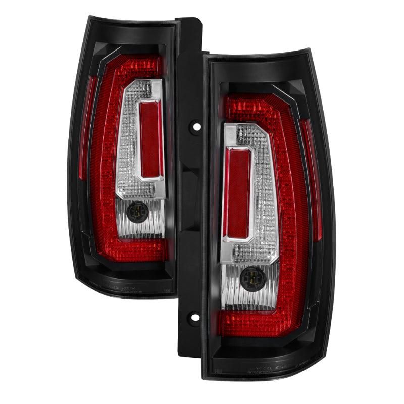 Spyder Chevy Suburban/Tahoe 07-14 V2 - Light Bar LED Tail Lights - Black ALT-YD-CSUB07V2-LED-BK - SMINKpower Performance Parts SPY5083418 SPYDER