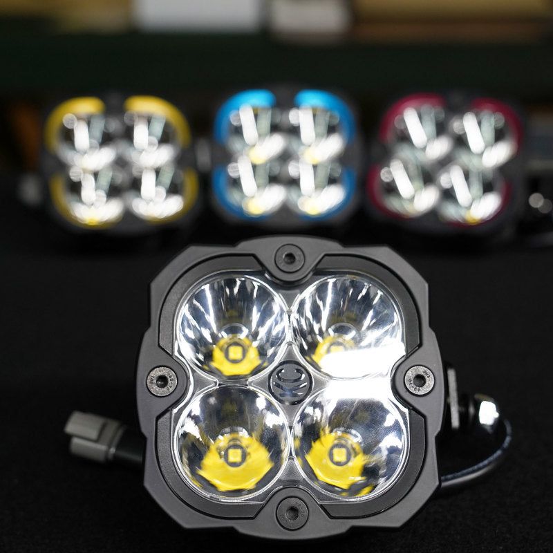 KC HiLiTES FLEX ERA 4 Color Bezel Ring Black (ea)-tuningsupply.com