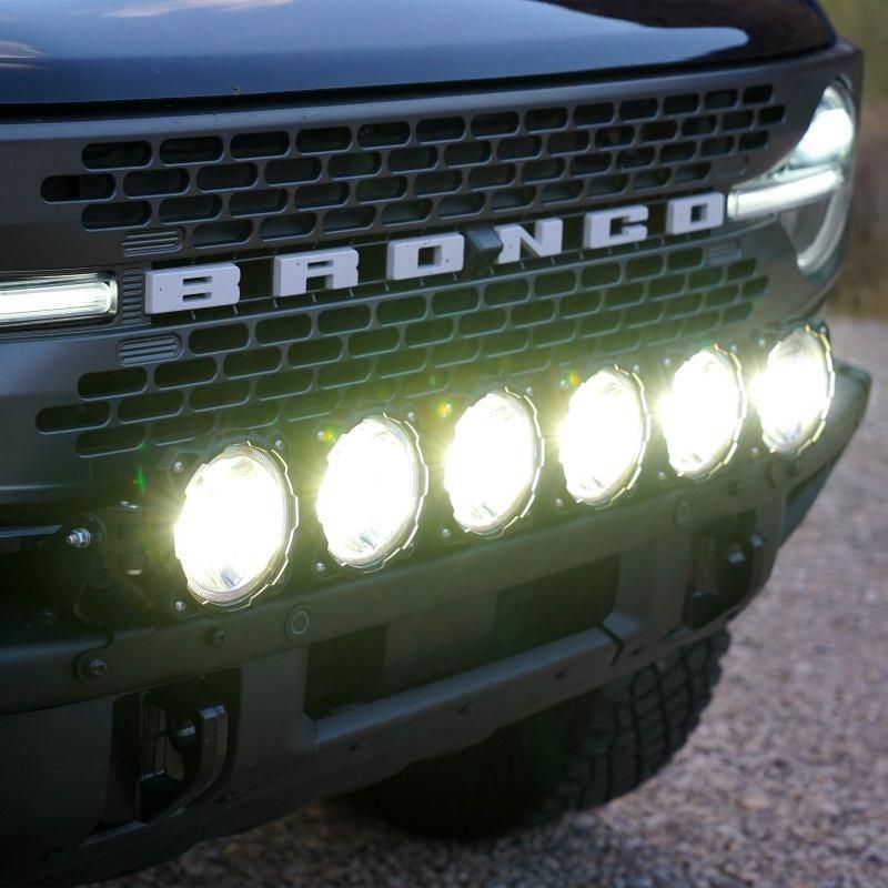 KC HiLiTES 21+ Ford Bronco 39in. Gravity LED Pro6 Light Bar Kit Front Bumper-tuningsupply.com