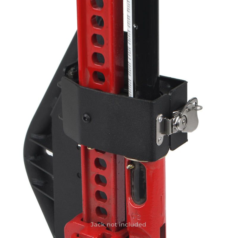 Go Rhino 18-24 Jeep Wrangler JL/JLU/JT Front Fender Jack Mount for Hi-Lift Jack - Tex. Blk-tuningsupply.com