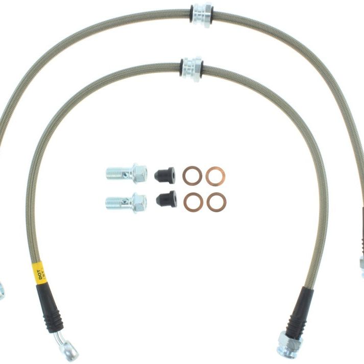 StopTech Stainless Steel Rear Brake lines for 03 MazdaSpeed Protege-Brake Line Kits-Stoptech-STO950.45501-SMINKpower Performance Parts