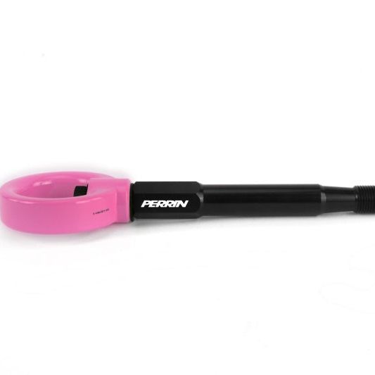 Perrin 2022 Subaru WRX / 18-21 Crosstrek Tow Hook Kit (Rear) - Hyper Pink - SMINKpower Performance Parts PERPSP-BDY-257HP Perrin Performance