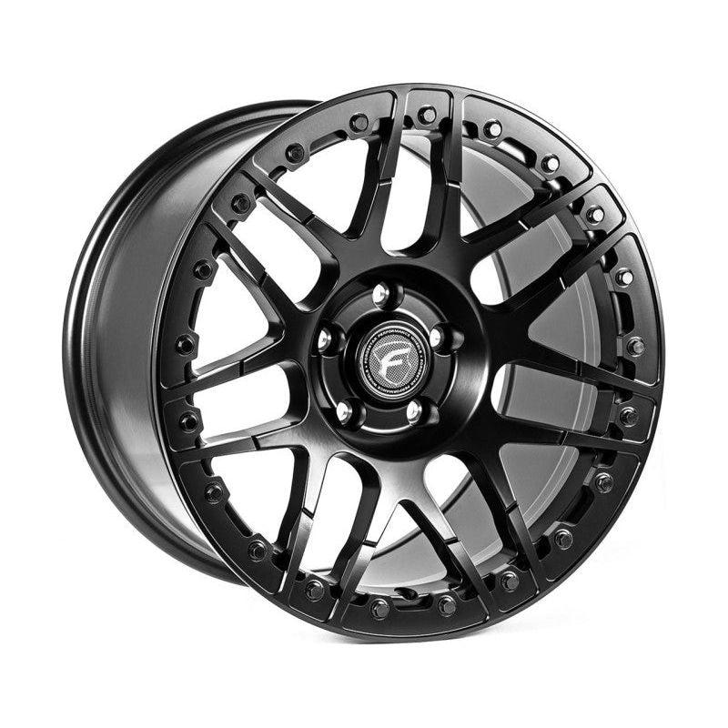 Forgestar F14 Beadlock 17x10 / 5x120 BP / ET45 / 7.3in BS Satin Black Wheel-tuningsupply.com