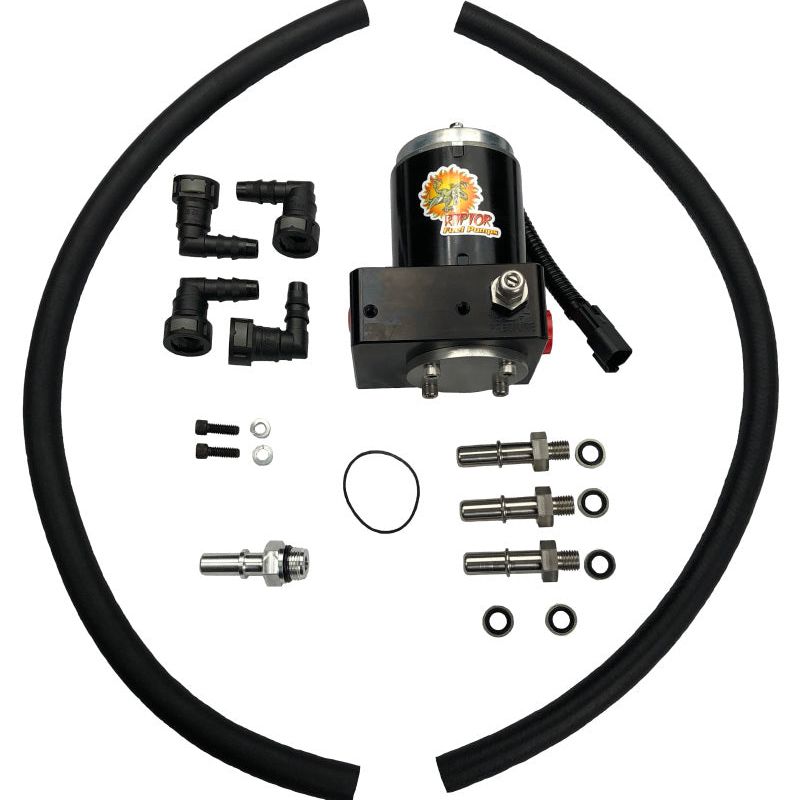 PureFlow Raptor 98.5-02 Dodge 5.9L Cummins FRRP-150 Factory Replacement Fuel Pump w/Big Line Kit-tuningsupply.com