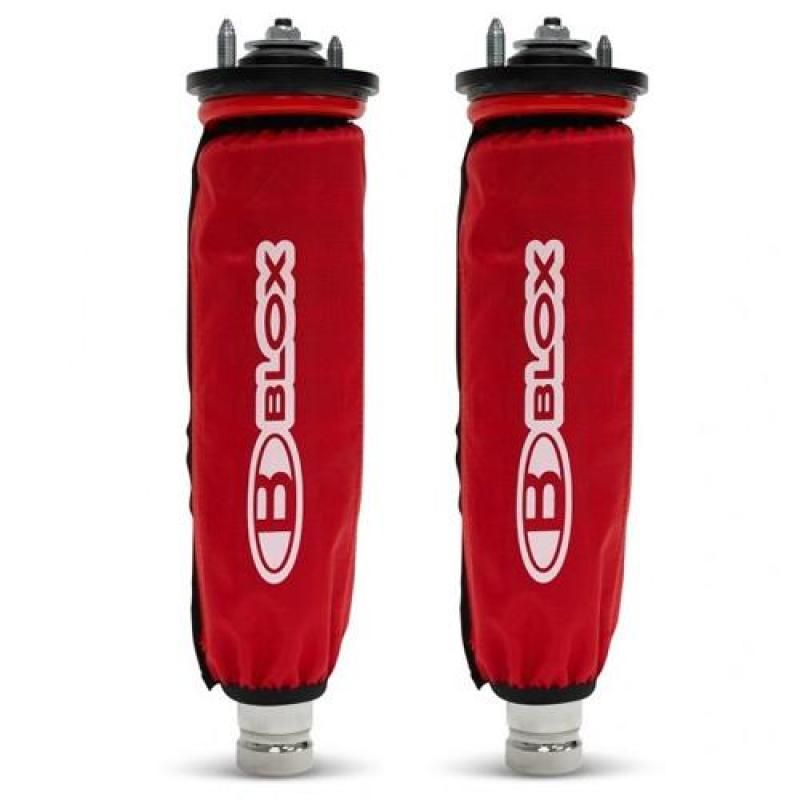 BLOX Racing Coilover Covers - Red (Pair)-tuningsupply.com