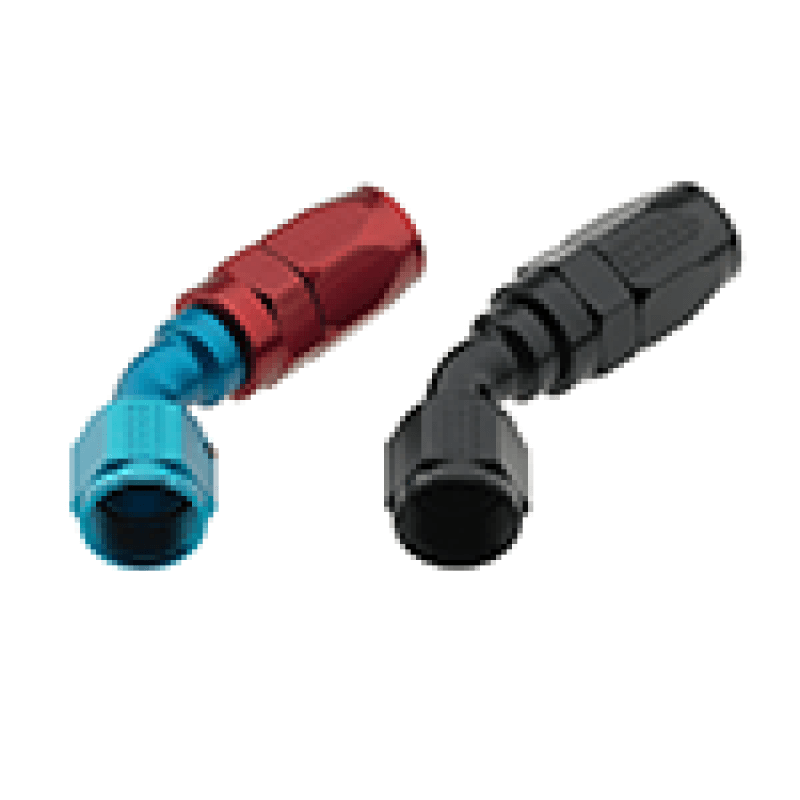 Fragola -16AN x 45 Degree Pro-Flow Hose End - Black-tuningsupply.com