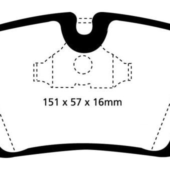 

EBC DP4914R - EBCDP4914R - EBC 96-98 BMW Z3 1.9 Yellowstuff Front Brake Pads - Shipped in Europe - Tuningsupply.com
