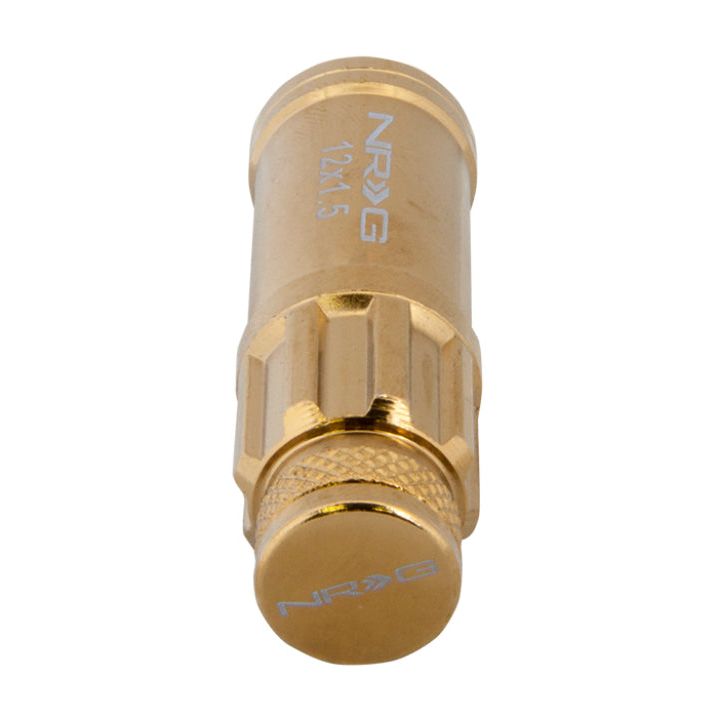 

NRG LN-LS700CG-21 - NRGLN-LS700CG-21 - NRG 700 Series M12 X 1.5 Steel Lug Nut w/Dust Cap Cover Set 21 Pc w/Locks & Socket - Chrome Gold - Shipped in Europe - Tuningsupply.com
