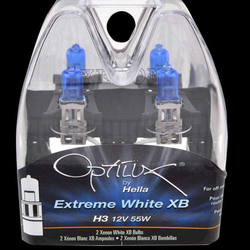 Hella H3 12V 55W Xen White XB Bulb (Pair)-tuningsupply.com