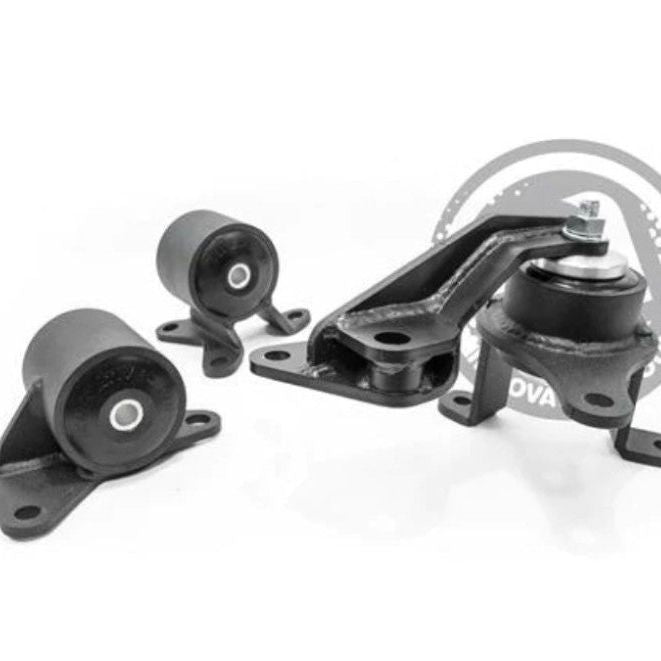 Innovative 98-02 Accord F-Series Black Steel Mounts 75A Bushings-tuningsupply.com