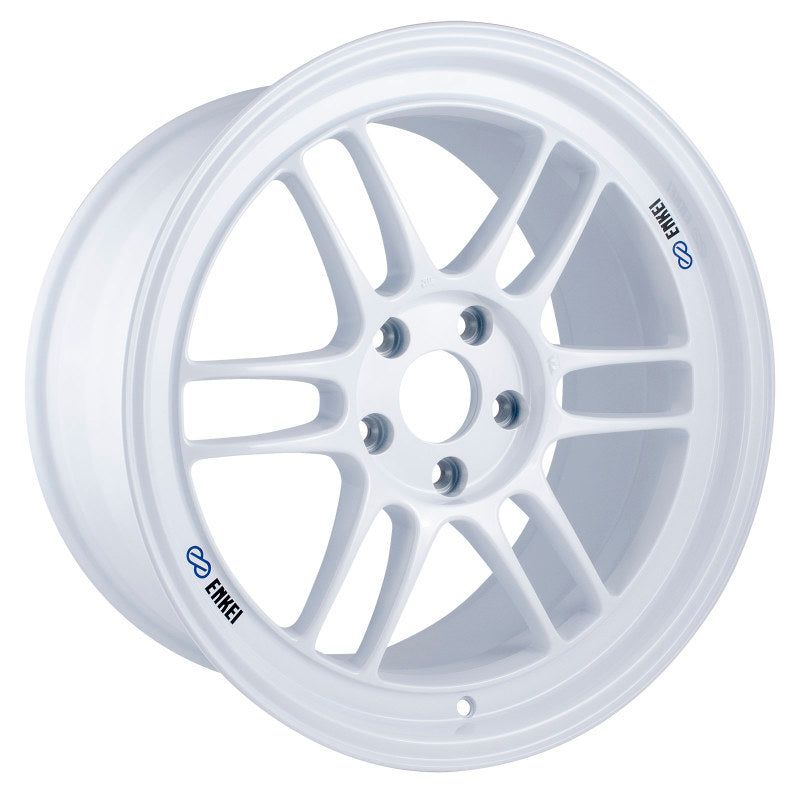 Enkei RPF1 18x9.5 5x114.3 38mm Offset 73mm Center Bore Vanquish White Wheel (Special Order/ MOQ 40*)-tuningsupply.com