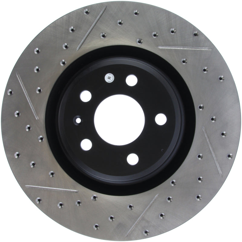 StopTech Slotted & Drilled Sport Brake Rotor-Brake Rotors - Slot & Drilled-Stoptech-STO127.33138R-SMINKpower Performance Parts