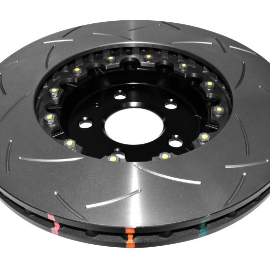 DBA Nissan Skyline (Various) Front Slotted 5000 Series 2 Piece Rotor Assembled w/ Black Hat-tuningsupply.com