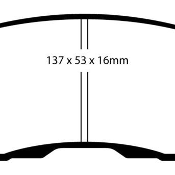 EBC 02-03 Infiniti G20 2.0 Redstuff Front Brake Pads-tuningsupply.com