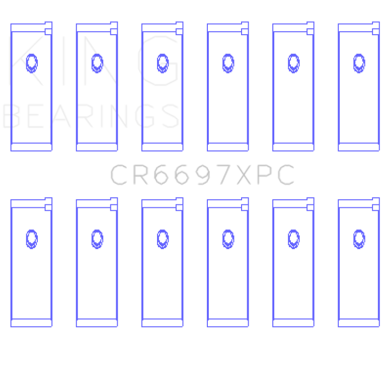 King Nissan RB25DET / RB26DETT 24V (Size STD) pMaxKote Performance Rod Bearing Set-tuningsupply.com