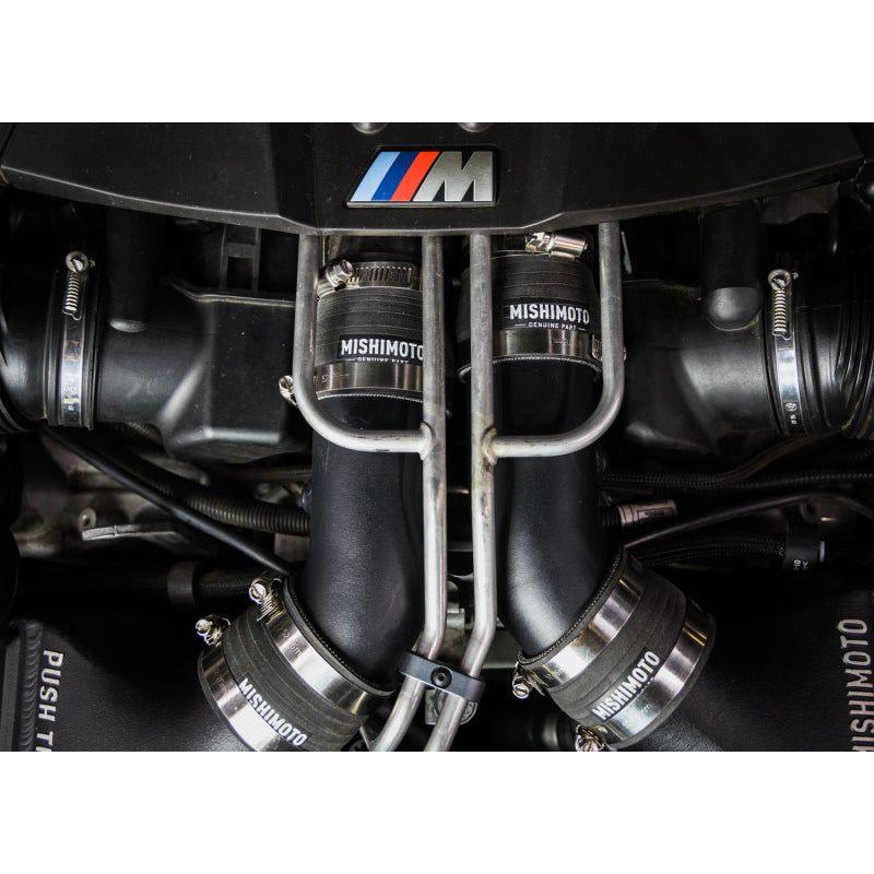 Mishimoto 12-16 BMW F10 M5 Intercooler Pipe Kit Micro Wrinkle Black-tuningsupply.com