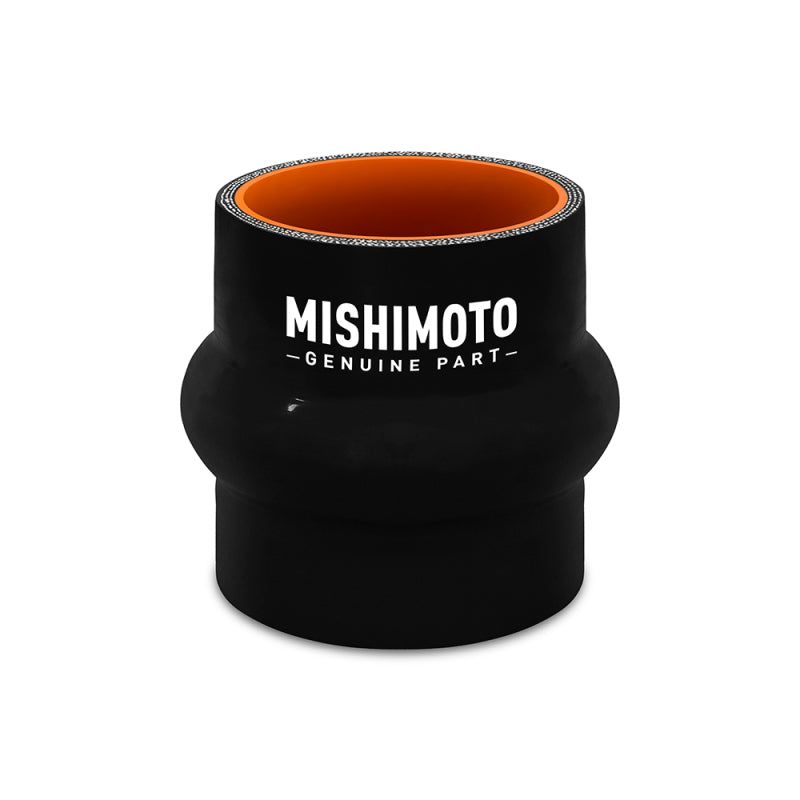 Mishimoto 2.5in Black Hump Hose Coupler-tuningsupply.com