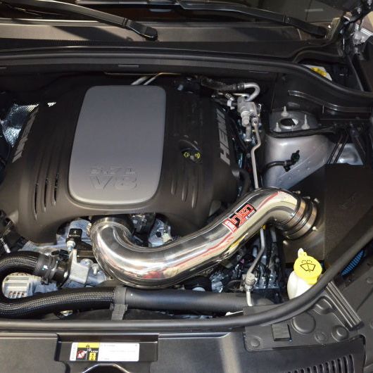 Injen 14-20 Dodge Durango R/T 5.7L V8 Wrinkle Black Power-Flow Air Intake System-tuningsupply.com