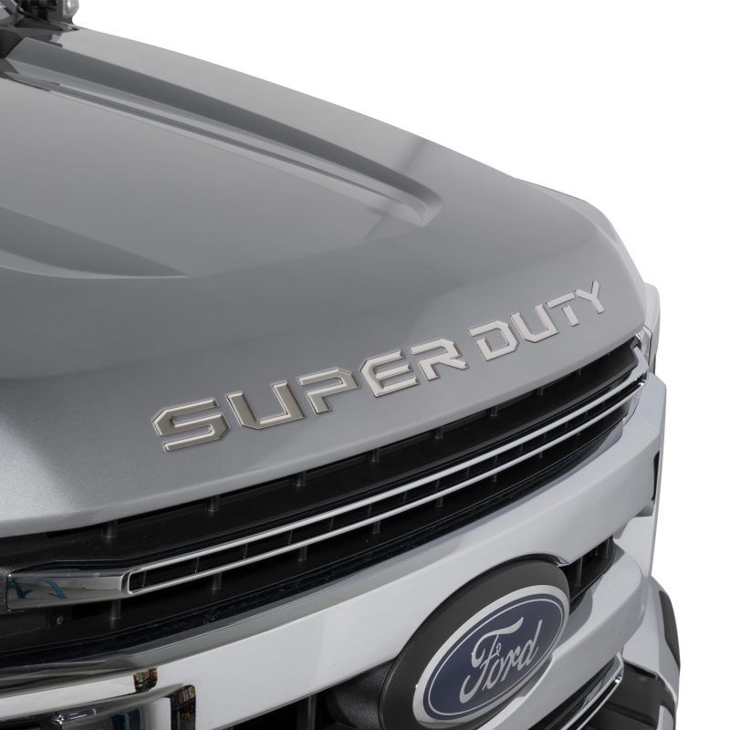 Putco 2023 Ford Super Duty Hood Lettering Ford Lettering Emblems (Stainless Steel)-tuningsupply.com