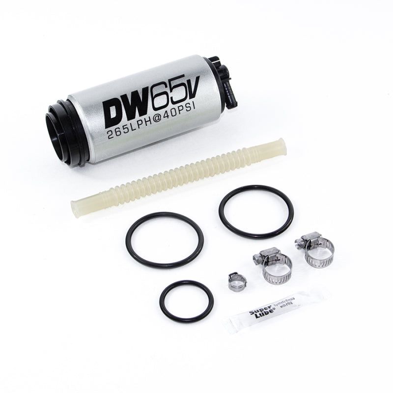 DeatschWerks DW65v Series 265 LPH Compact In-Tank Fuel Pump w/ VW/Audi 1.8T FWD Set Up Kit-tuningsupply.com