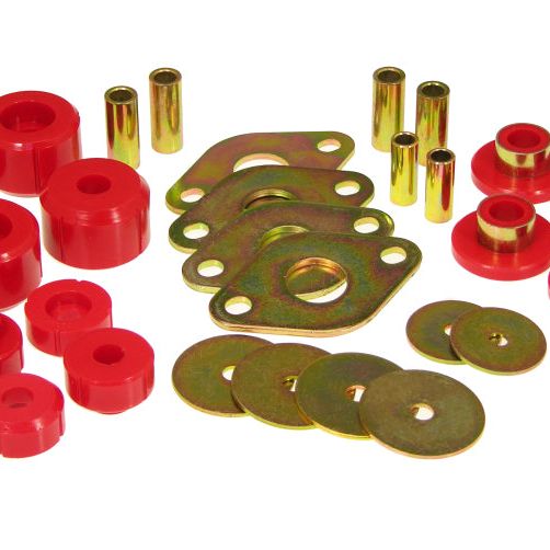 Prothane 95-00 Toyota P/U 2/4wd Body Mount Kit - Red-tuningsupply.com