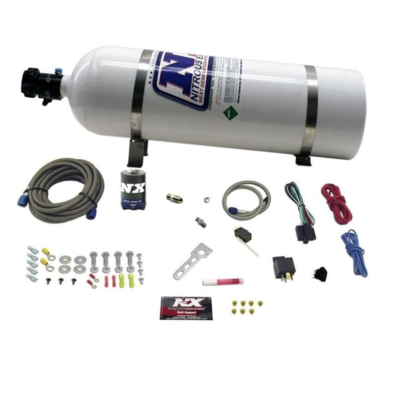 Nitrous Express Diesel Stacker 3 Nitrous Kit w/15lb Bottle - SMINKpower Performance Parts NEXNXD12001 Nitrous Express