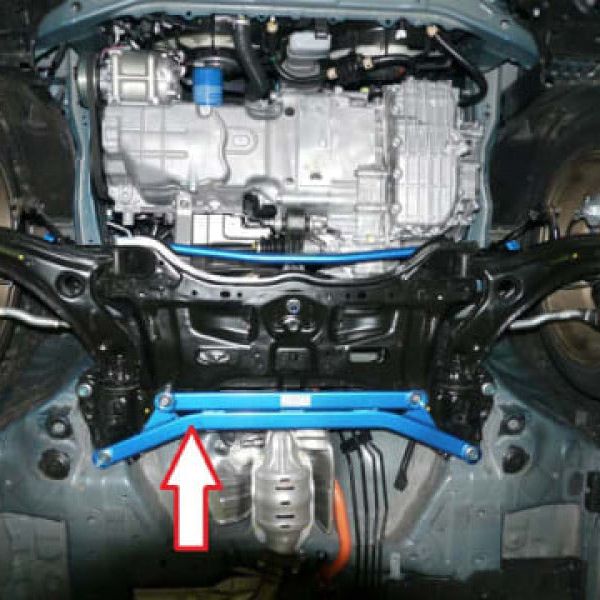 Cusco Lower ARM Bar VER2 Front FIT GE8 CR-Z ZF1 inSIGHT FF OK W/ VER1-tuningsupply.com