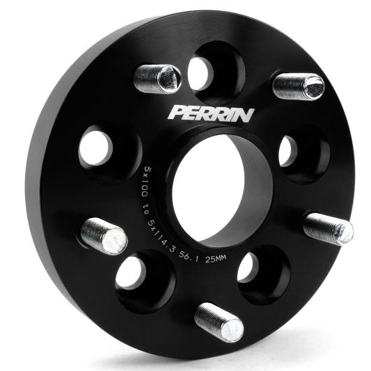 Perrin Wheel Adapter 25mm Bolt-On Type 5x100 to 5x114.3 w/ 56mm Hub (Set of 2)-tuningsupply.com