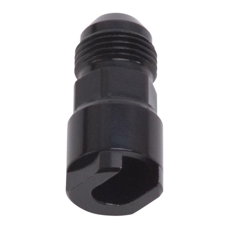 Russell Performance -8AN Male to 3/8in SAE Quick-Disconnect Female (Black Single) - SMINKpower Performance Parts RUS644133 Russell