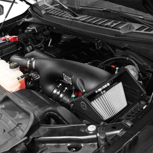 aFe MagnumFORCE Pro DRY S Stage-2 Intake System 16 Ford F-150 EcoBoost V6-2.7L/3.5L (tt)-tuningsupply.com