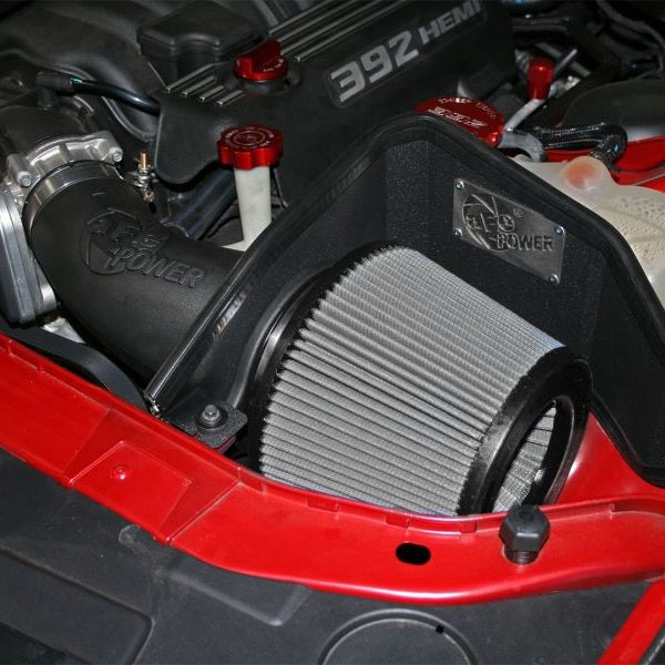 aFe MagnumFORCE Intake Stage-2 Pro DRY S 11-12 Dodge Challenger/Charger/Chrysler 300, SRT8 V8 6.4L-tuningsupply.com