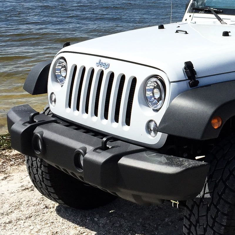 KC HiLiTES 07-18 Jeep JK (Not for Rubicon/Sahara) 7in. Gravity LED Pro DOT Headlight (Pair Pack Sys)-tuningsupply.com