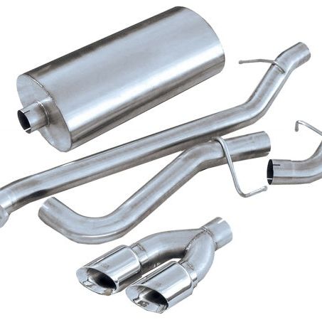 Corsa 1999-06 Chevrolet Silverado Reg. Cab/Short Bed 1500 4.8L V8 Polished Touring Cat-Back Exhaust-tuningsupply.com