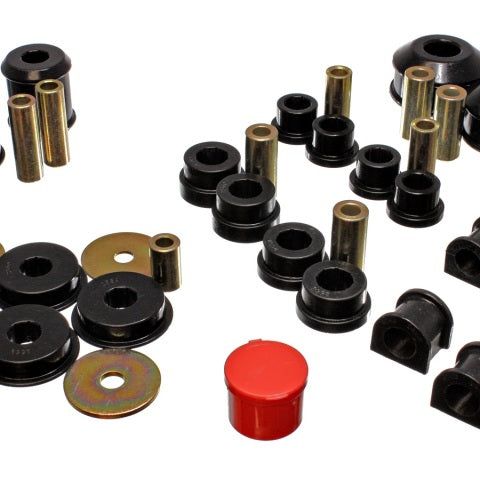 Energy Suspension 03-05 Mitsubishi Lancer EVO 8 Black Hyper-flex Master Bushing Set-tuningsupply.com