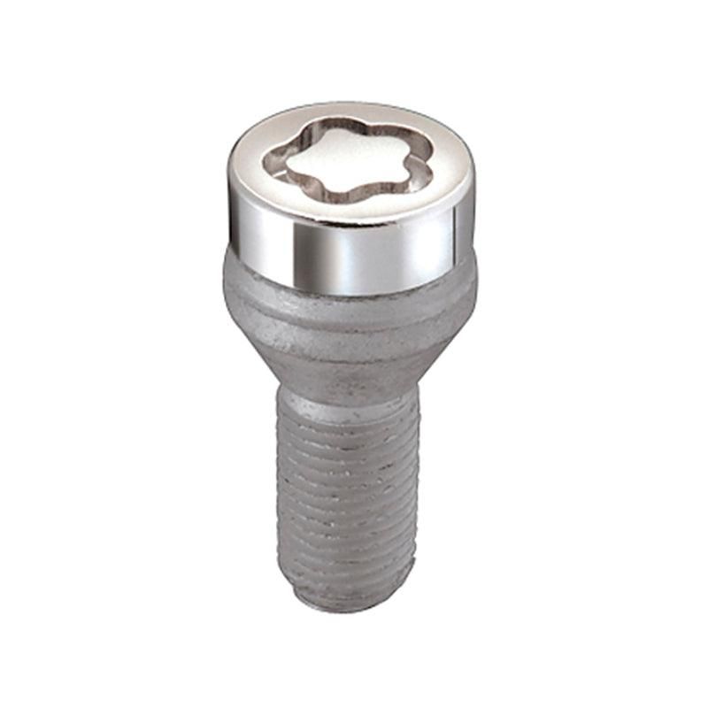 McGard Wheel Lock Bolt Set - 4pk. (Cone Seat) M12X1.5 / 17mm Hex / 40.5mm Shank Length - Chrome-tuningsupply.com