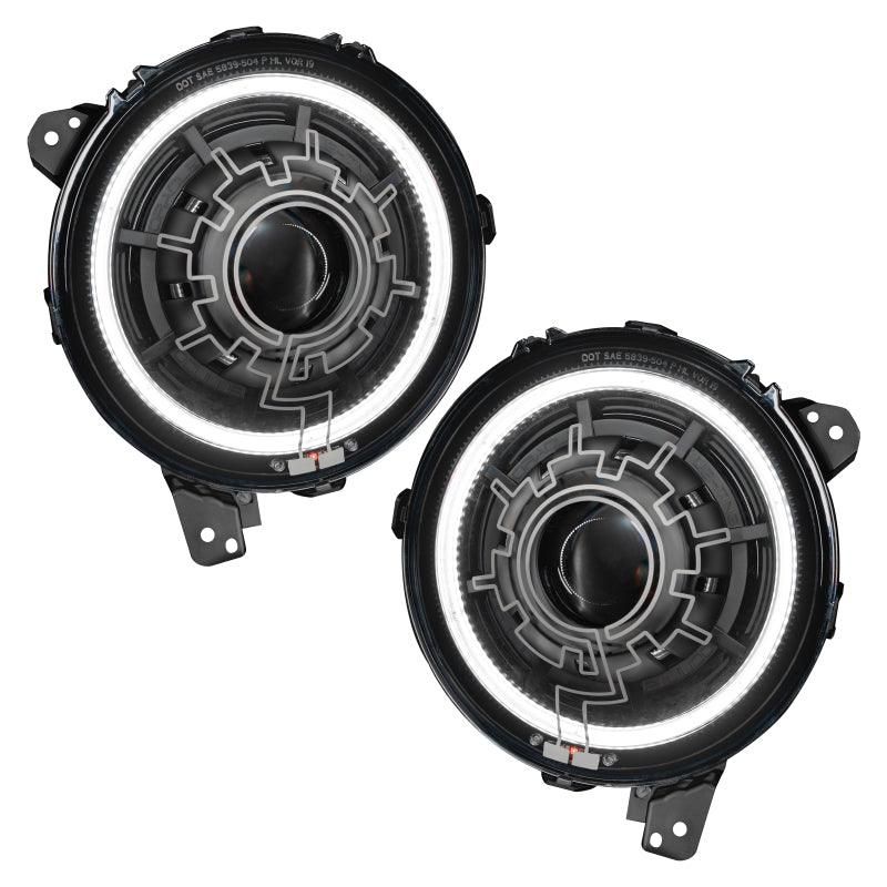 Oracle Lighting 18-22 Jeep Wrangler JL Oculus Bi-LED Projector Headlights SEE WARRANTY-tuningsupply.com