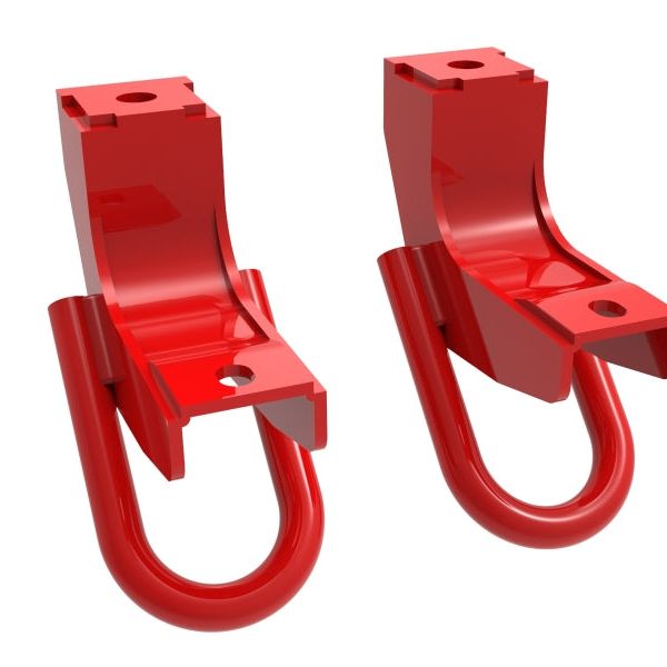 aFe Front Tow Hook Red 2022 Toyota Tundra 3.5L V6-tuningsupply.com