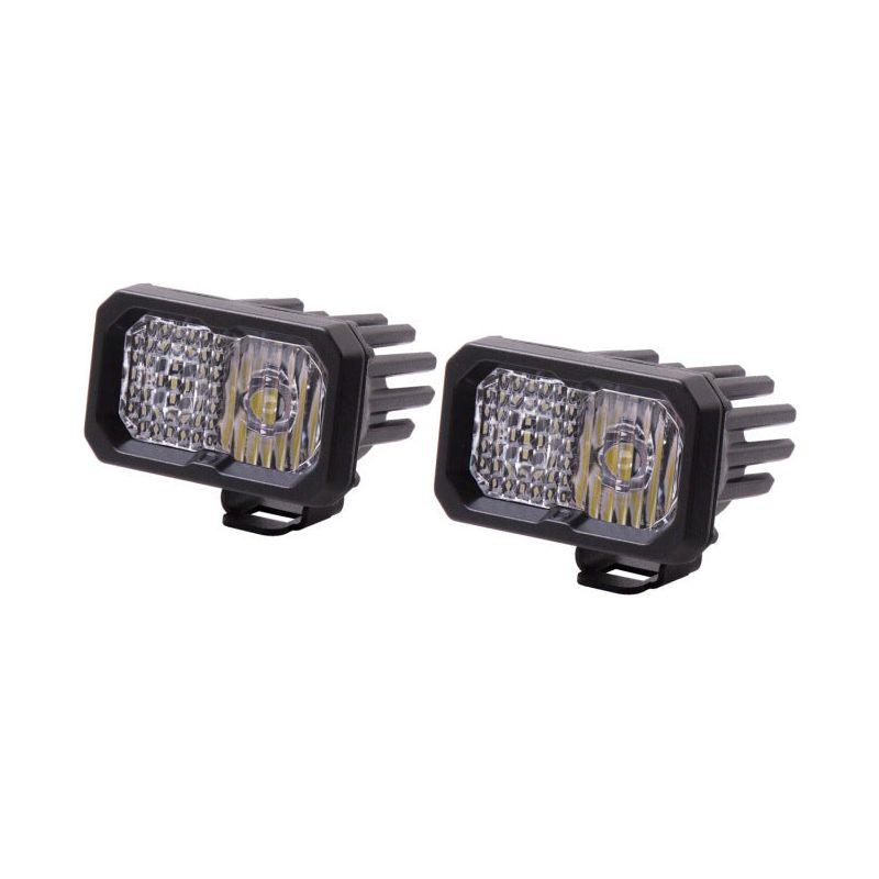 Diode Dynamics Stage Series 2 In LED Pod Sport - White Combo Standard ABL (Pair)-tuningsupply.com