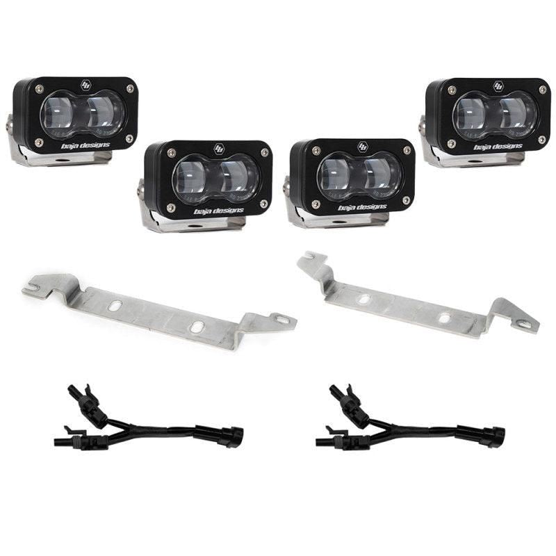 Baja Designs 2022+ Toyota Tundra S2 SAE OEM Fog Light Replacement Kit - Clear-tuningsupply.com