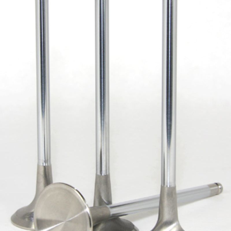 GSC P-D 4B11T Chrome Polished Super Alloy Exhaust Valve - 30mm Head (+1mm) - SET 8-tuningsupply.com