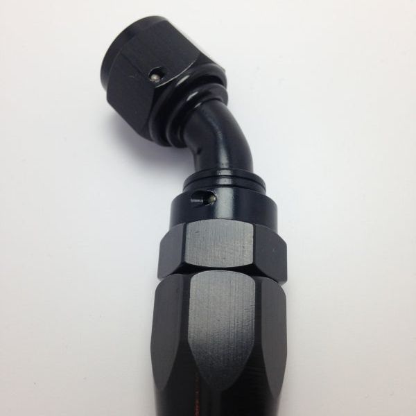 Fragola -6AN x 60 Degree Pro-Flow Hose End - Black-tuningsupply.com