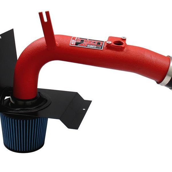 Injen 08-13 Subaru WRX/STi 2.5L (t) Wrinkle Red Cold Air Intake-tuningsupply.com