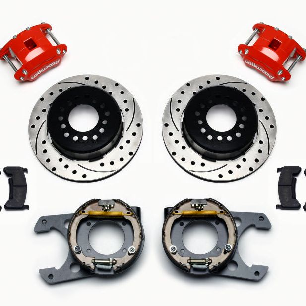 Wilwood D154 P/S Park Brake Kit Chevy C-10 2.42 Offset 5-lug - SMINKpower Performance Parts WIL140-12569 Wilwood