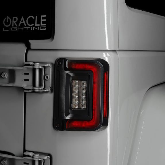 Oracle Lighting Jeep Wrangler JK Flush Mount LED Tail Lights SEE WARRANTY-tuningsupply.com