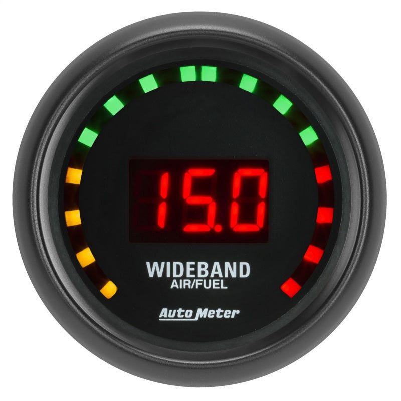 Autometer Z-Series 2-1/16in. 10:1-17:1 AFR Digital Street Air/Fuel Ratio Gauge-tuningsupply.com